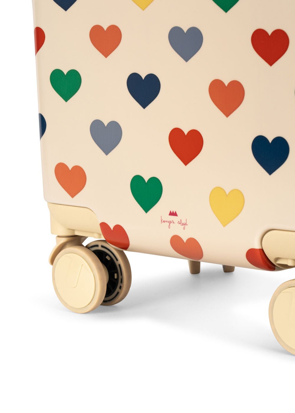 Konges Sløjd Travel Suitcase – Bon Cœur Coloré | Kids Cabin Luggage with TSA Lock Konges Sløjd New Collection