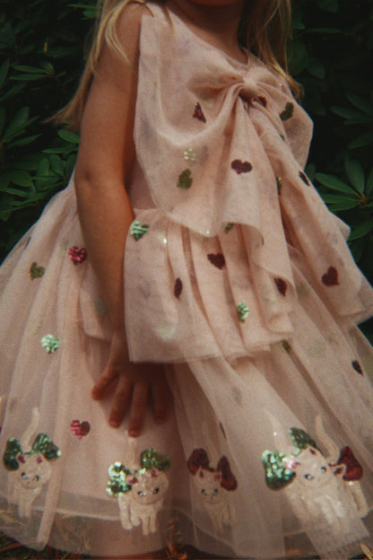 Konges Sløjd YVONNE BOW DRESS - bow kitty Konges Sløjd Limited Collection