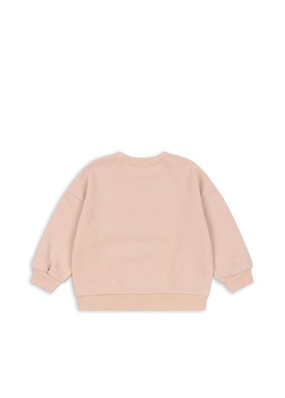 Konges Sløjd LOU GLITTER SWEAT SHIRT OCS - CAMEO ROSE Konges Sløjd