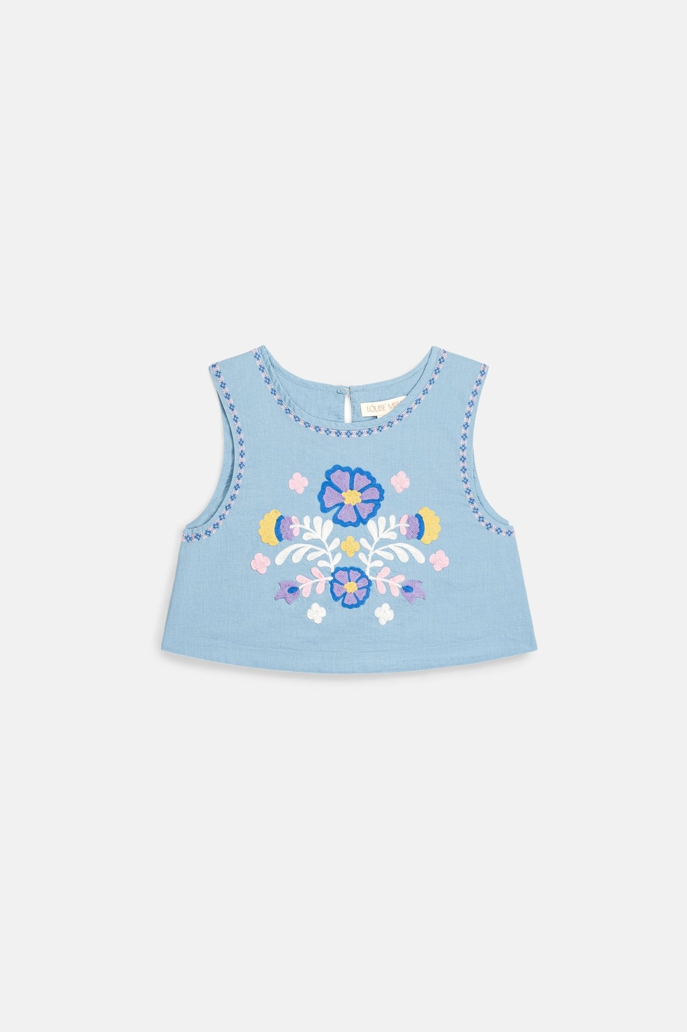 Louise Misha Albane Camisole in Stone Blue Louise Misha