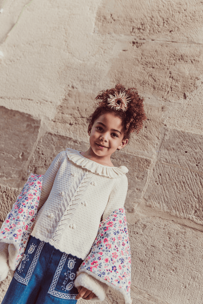Louise Misha Evina Sweater in Cream Louise Misha