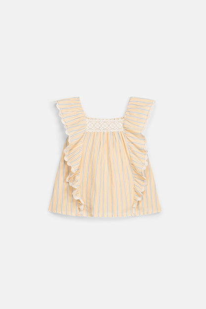 Louise Misha Gia Blouse in Y/D Stripes Louise Misha
