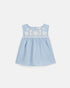 Louise Misha Malaya Blouse in Oxford Blue Louise Misha