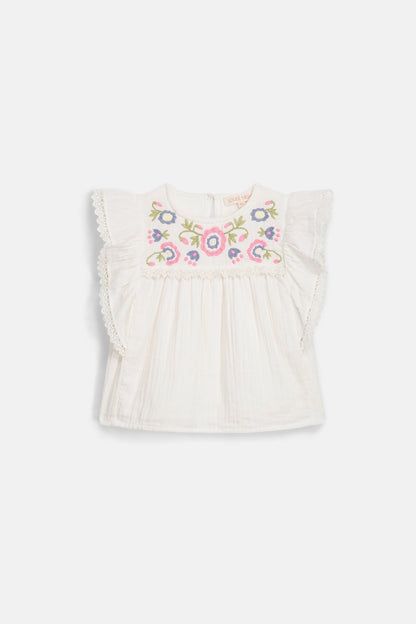 Louise Misha Malya Blouse in Off White Louise Misha