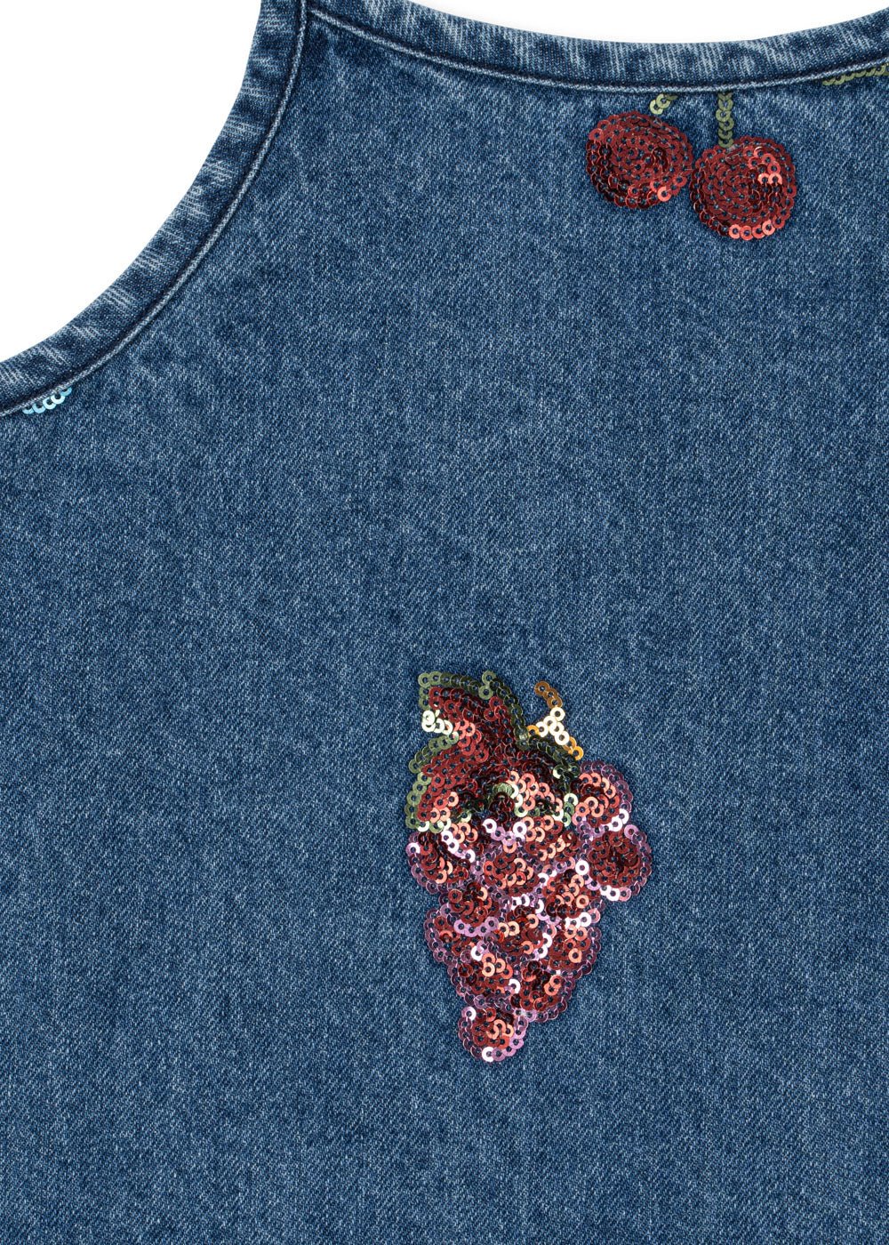 MAGOT SEQUIN STRAP DRESS - vitamins Konges Sløjd New Collection