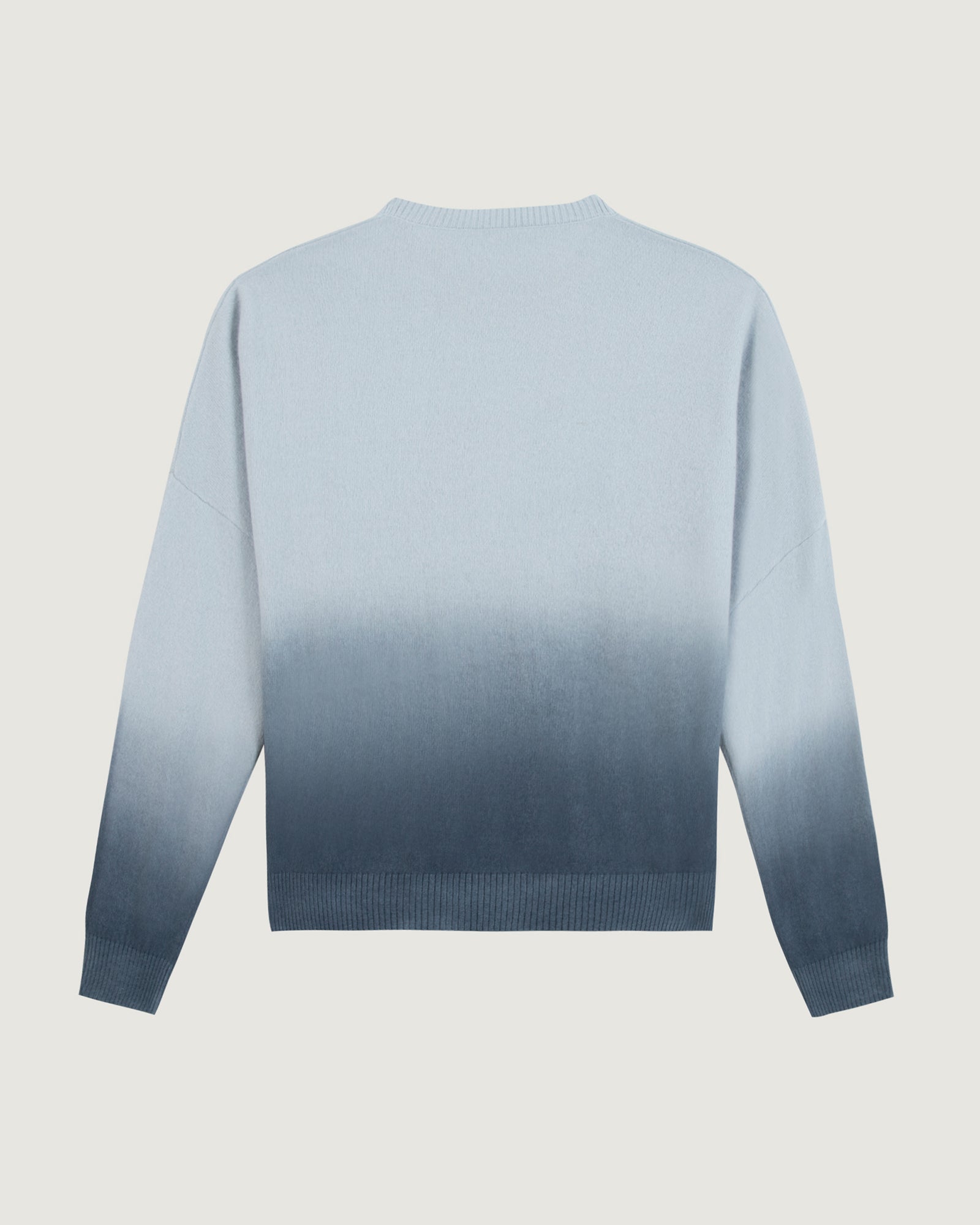 Maison Labiche "I Love La Vie" buzelin cashmere sweater - SKY BLUE DIP DYE Maison Labiche
