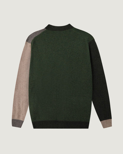 Maison Labiche "Patch Coeur" balfournier wool cardigan Maison Labiche