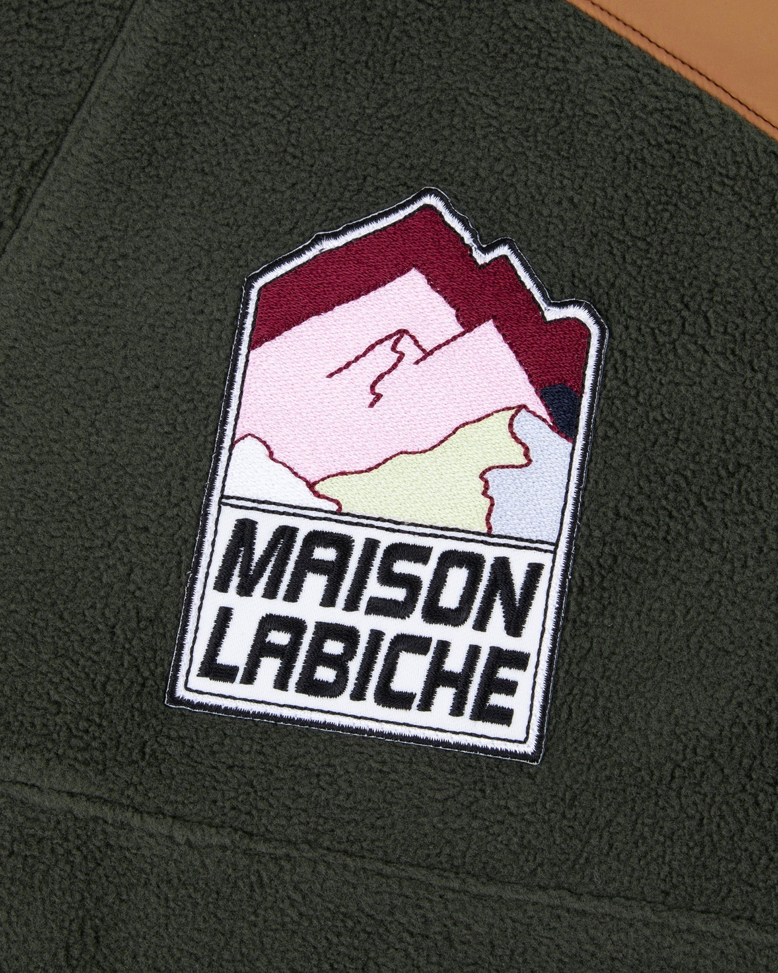 Maison Labiche "Patch Mountain" kossuth sweater - SCARABEE CB Maison Labiche