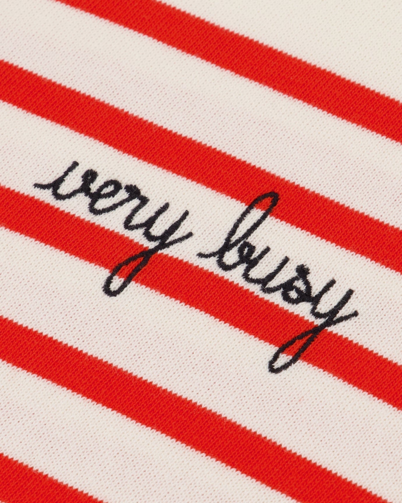 Maison Labiche "Very Busy" montpar sailor shirt IVORY POPPY Maison Labiche