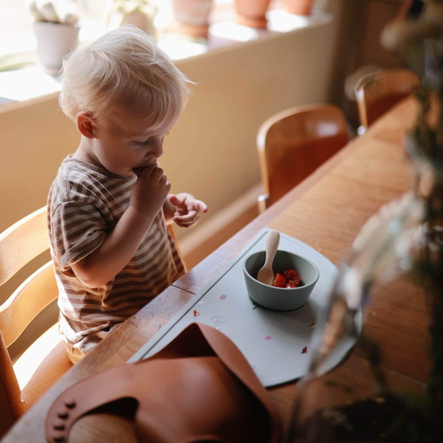 Silicone Baby Bib mushie