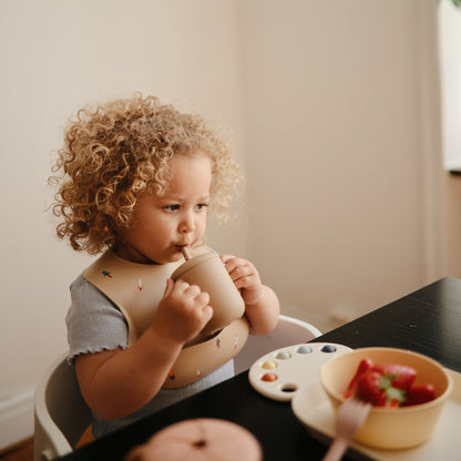 Silicone Baby Bib mushie