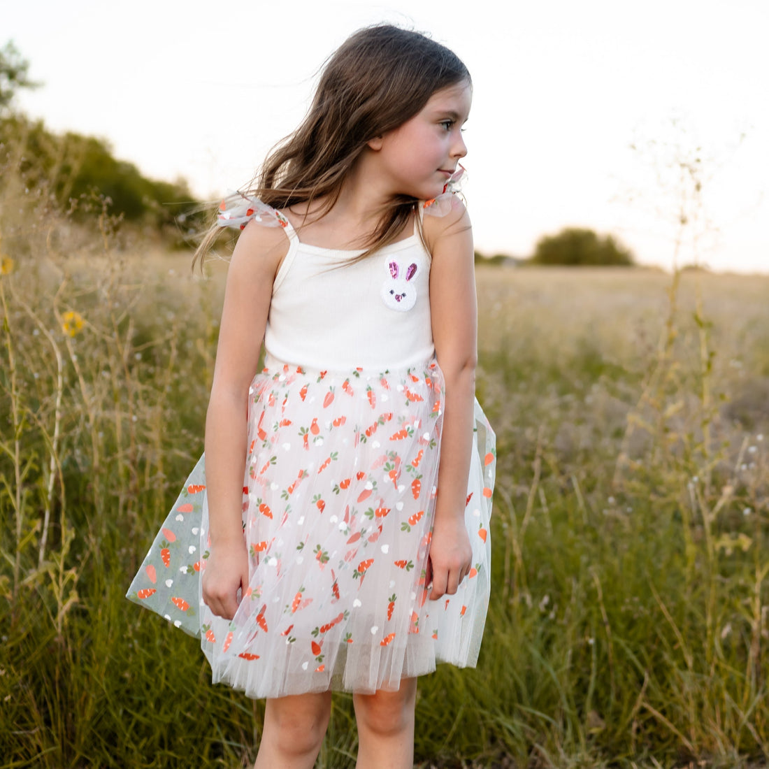 Petite Hailey May Frill Tutu Dress - Carrot Petite Hailey