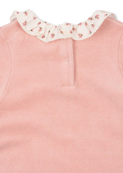 Konges Sløjd MIFFA FRILL DRESS GOTS - MELLOW ROSE Konges Sløjd