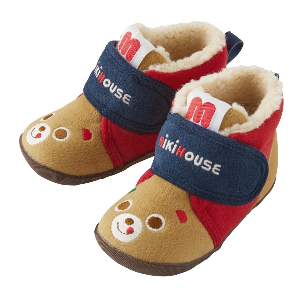 MIKI HOUSE Pucci Filled Shoes – Brown Red MIKI HOUSE