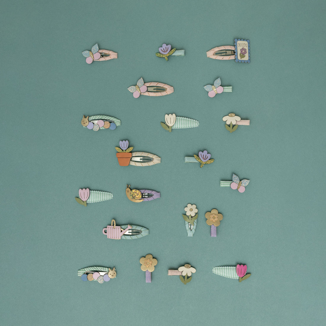 Mimi &amp; Lula Flower garden mini clips Mimi &amp; Lula