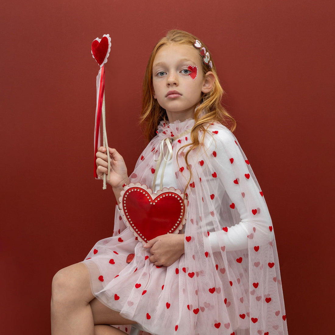 Mimi &amp; Lula Heart print tutu Mimi &amp; Lula