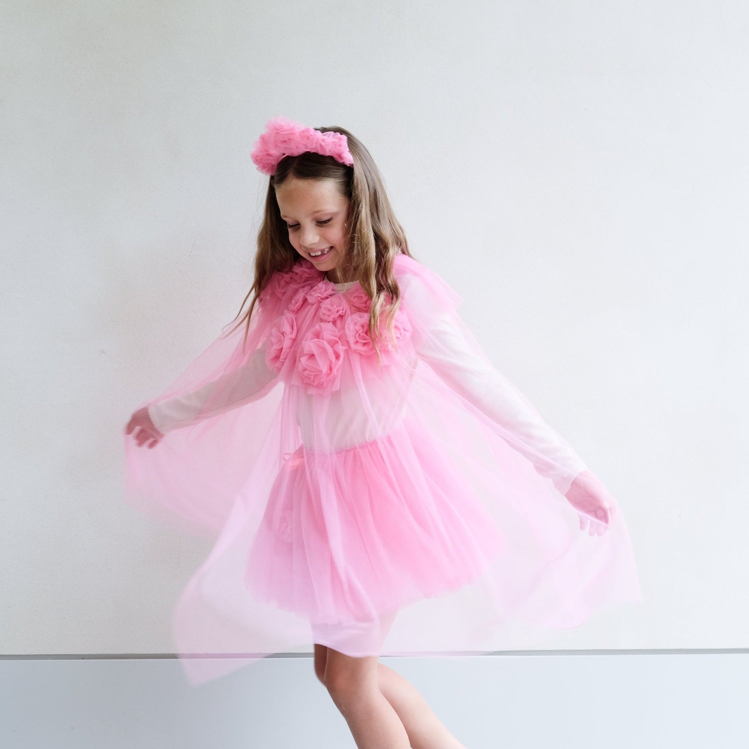 Mimi &amp; Lula Pink ruffle flower tutu Mimi &amp; Lula