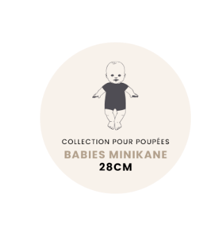 Minikane Babies Ensemble “Rudolph” – Sweatshirt &amp; Knit Pants Set (28cm) Minikane