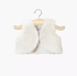 Minikane Babies Tao Sleeveless Sherpa Vest – Ecru (28cm Dolls) Minikane
