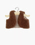 Minikane Tao Sleeveless Vest – Brown Terry Cloth Doll Vest Minikane