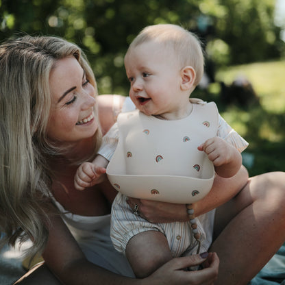 Silicone Baby Bib mushie