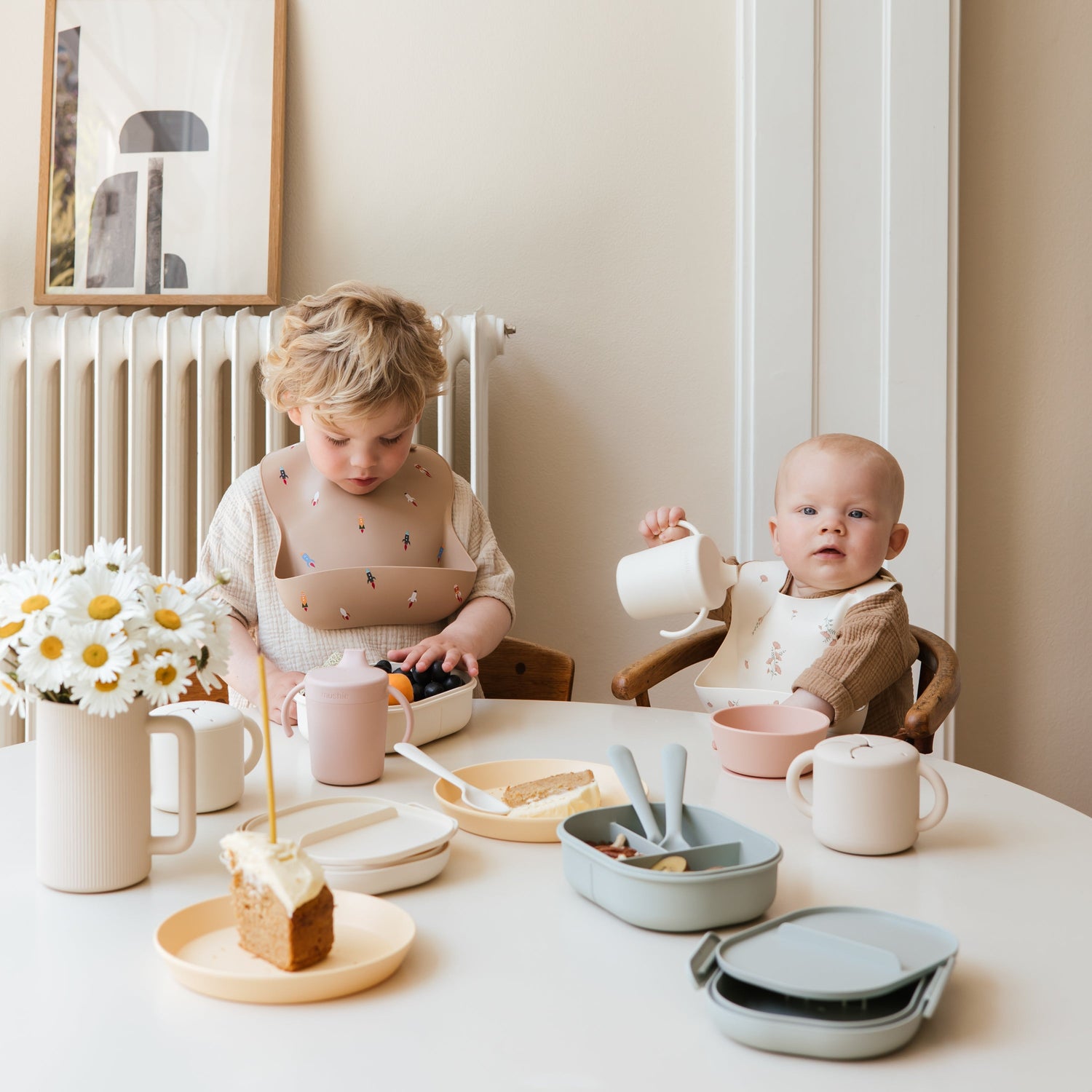 Silicone Baby Bib mushie