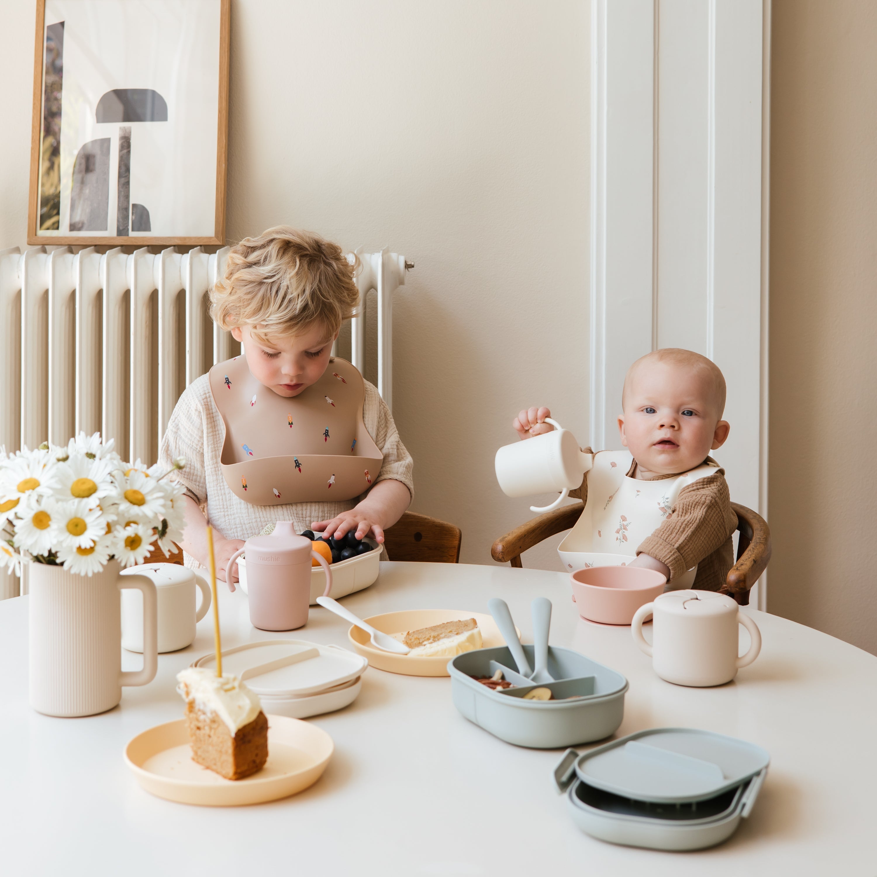Silicone Baby Bib mushie
