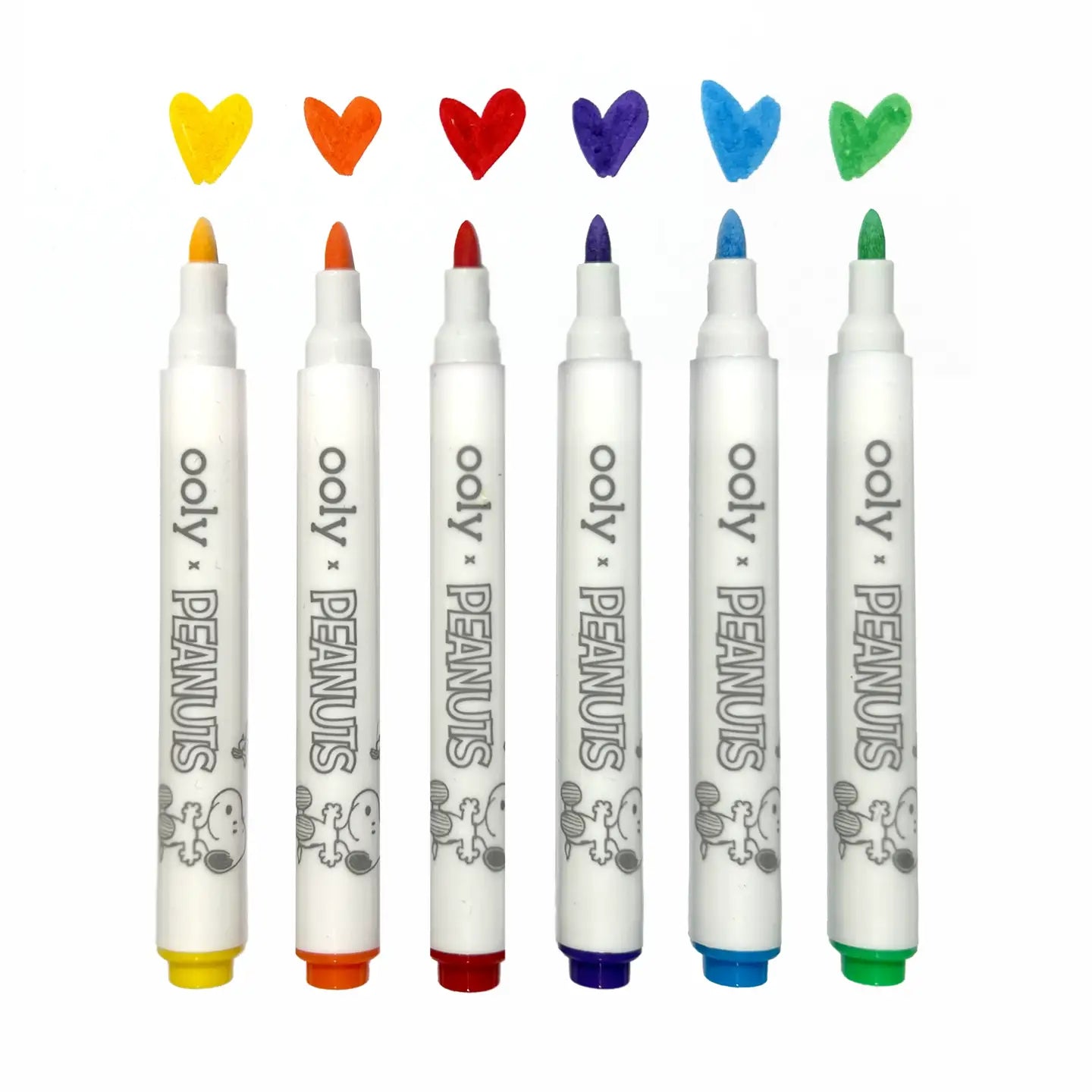 NEW OOLY X Peanuts: D.I.Y. Shrink Art Kit &amp; 6 Mini Paint Markers OOLY