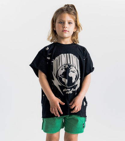Nununu PLANET NUNUNU T - SHIRT - black NUNUNU