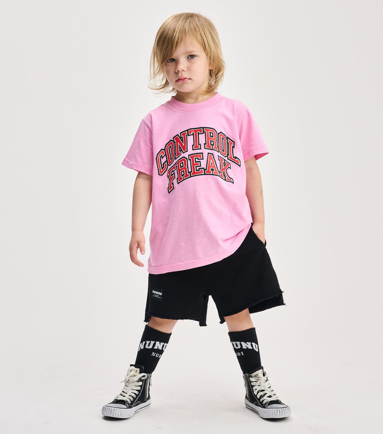 Nununu unbalanced shorts - Black NUNUNU