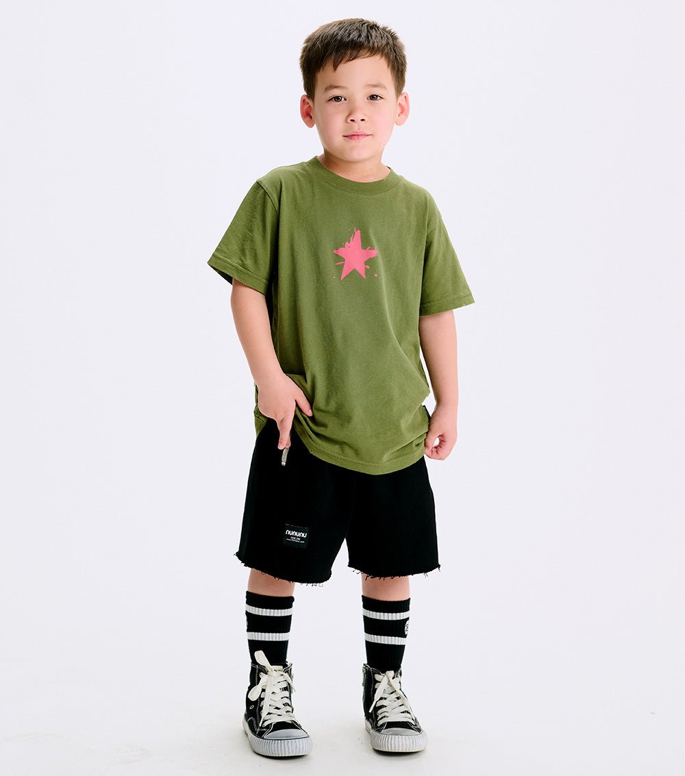 Nununu unbalanced shorts - Black NUNUNU