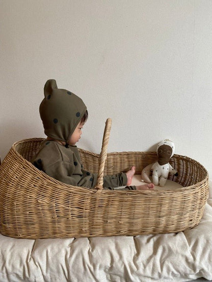 Olive Dots Sweatshirt Organic Zoo