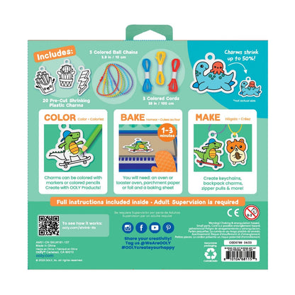 OOLY - Shrink - Its! D.I.Y. Shrink Art Kit - Fun Friends OOLY