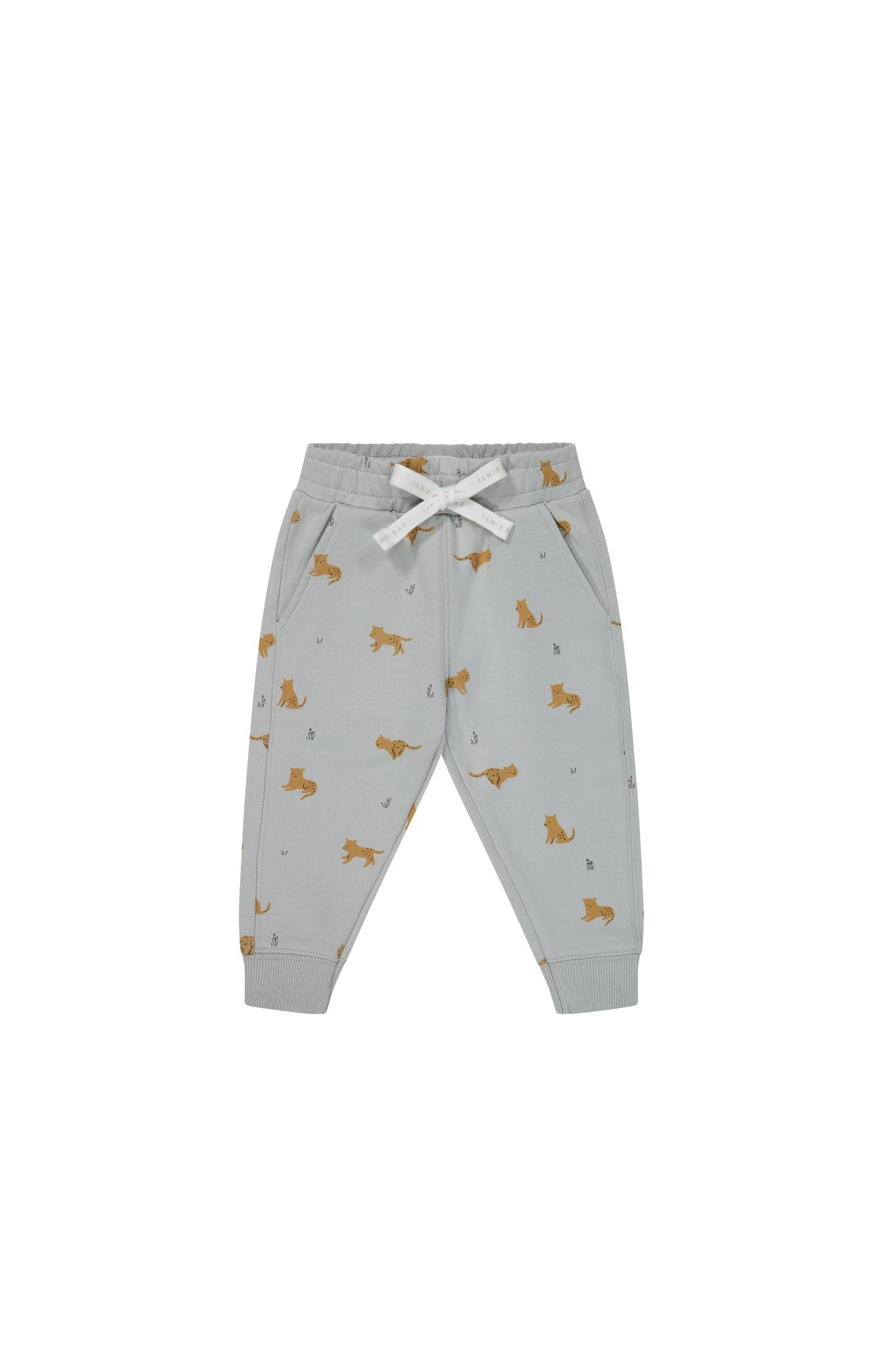 Jamie Kay Organic Cotton Jalen Track Pant - Lenny Leopard Ocean Spray Jamie Kay