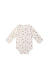 Organic Cotton Long Sleeve Bodysuit - Foraging Friends Jamie Kay