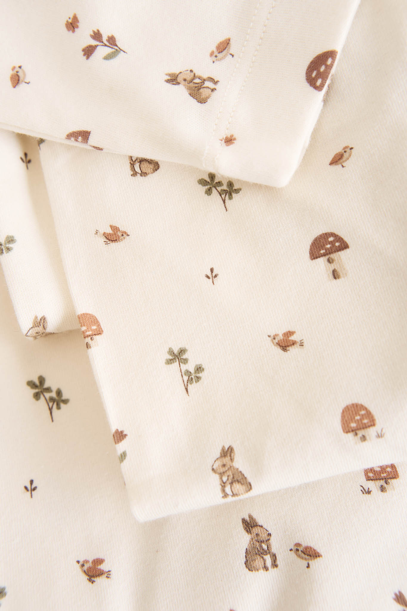 Organic Cotton Long Sleeve Bodysuit - Foraging Friends Jamie Kay