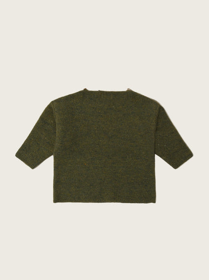 Organic Zoo Artichoke Shoulder Button Wool Jumper Organic Zoo