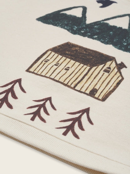 Organic Zoo Cabin Adventure Sweatshirt Undyed Organic Zoo