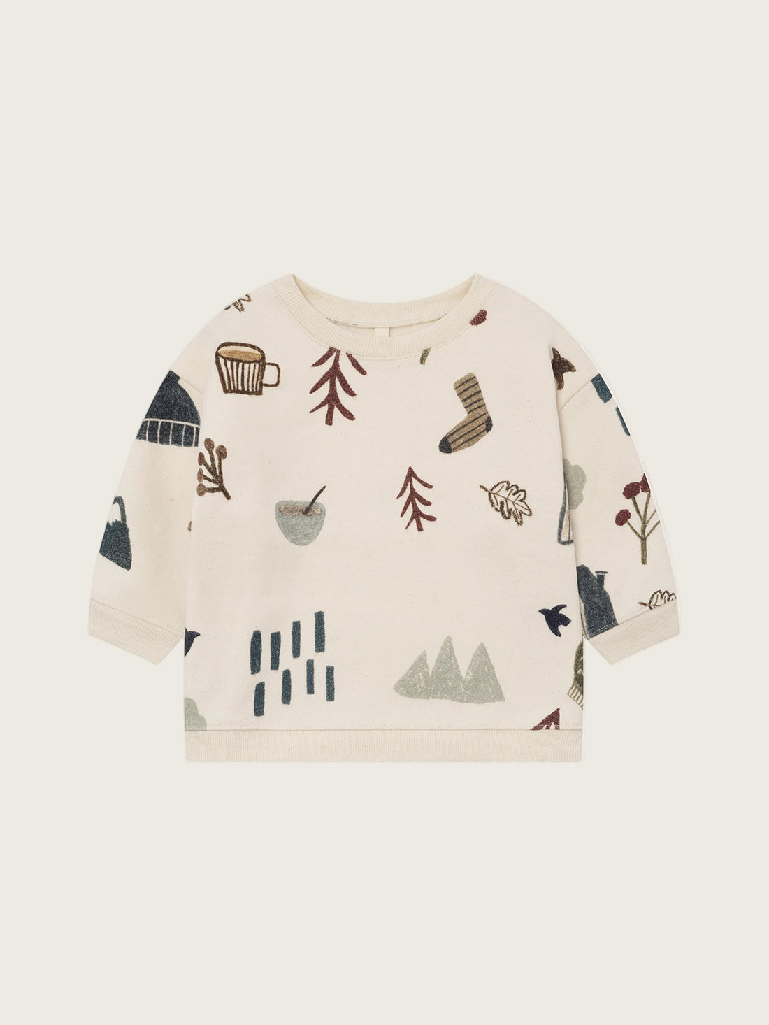 Organic Zoo Cosy Wild Sweatshirt Undyed Organic Zoo
