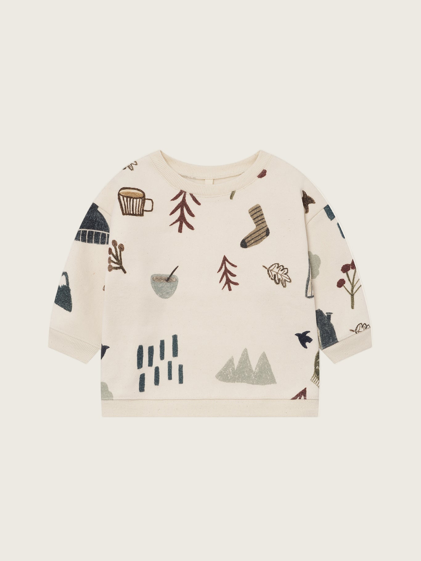 Organic Zoo Cosy Wild Sweatshirt Undyed Organic Zoo