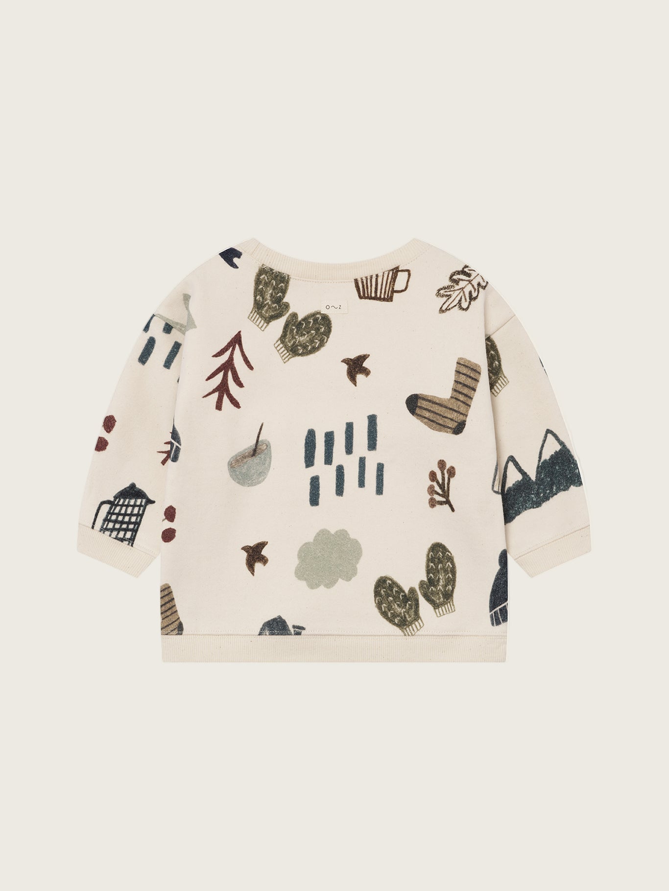 Organic Zoo Cosy Wild Sweatshirt Undyed Organic Zoo