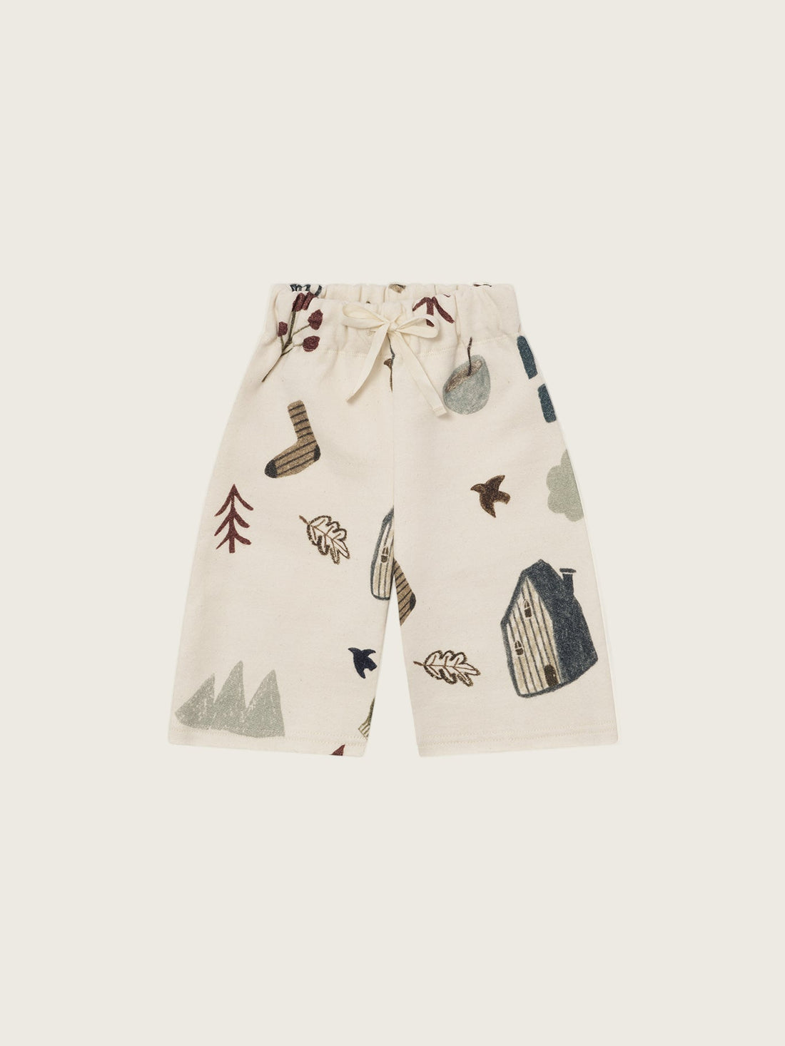 Organic Zoo Cosy Wild Wide Leg Pants Undyed Organic Zoo