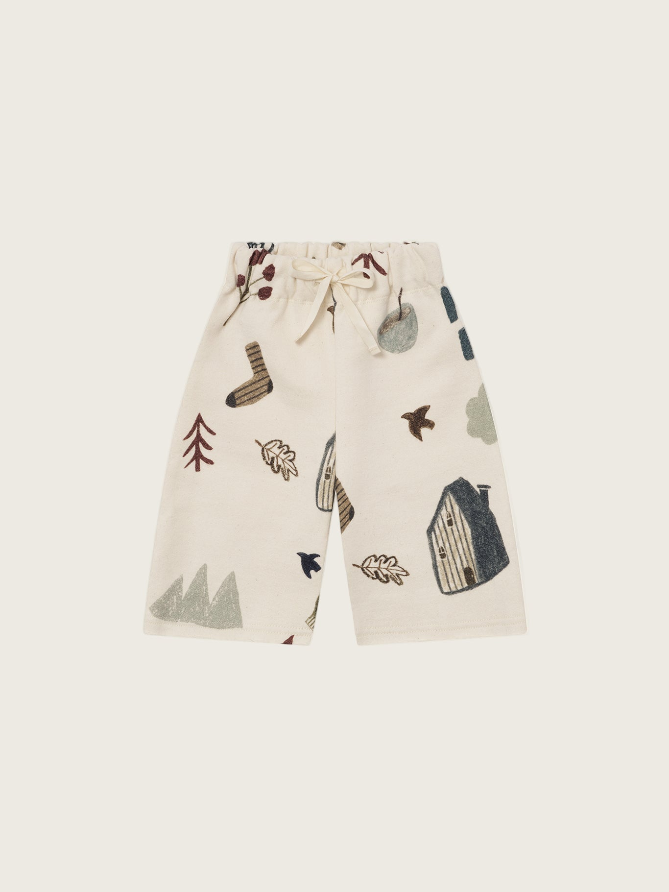 Organic Zoo Cosy Wild Wide Leg Pants Undyed Organic Zoo