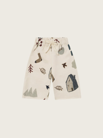 Organic Zoo Cosy Wild Wide Leg Pants Undyed Organic Zoo