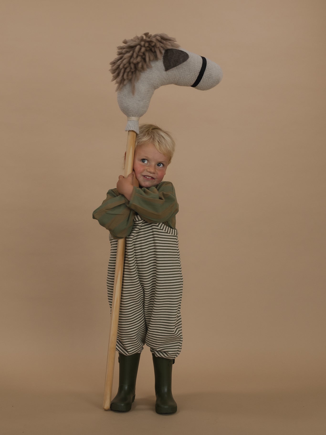 Organic Zoo Fern Stripes Dungarees Organic Zoo