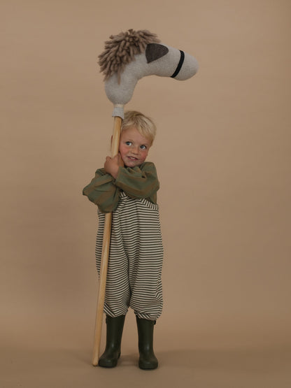 Organic Zoo Fern Stripes Dungarees Organic Zoo