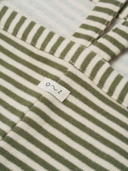Organic Zoo Fern Stripes Dungarees Organic Zoo