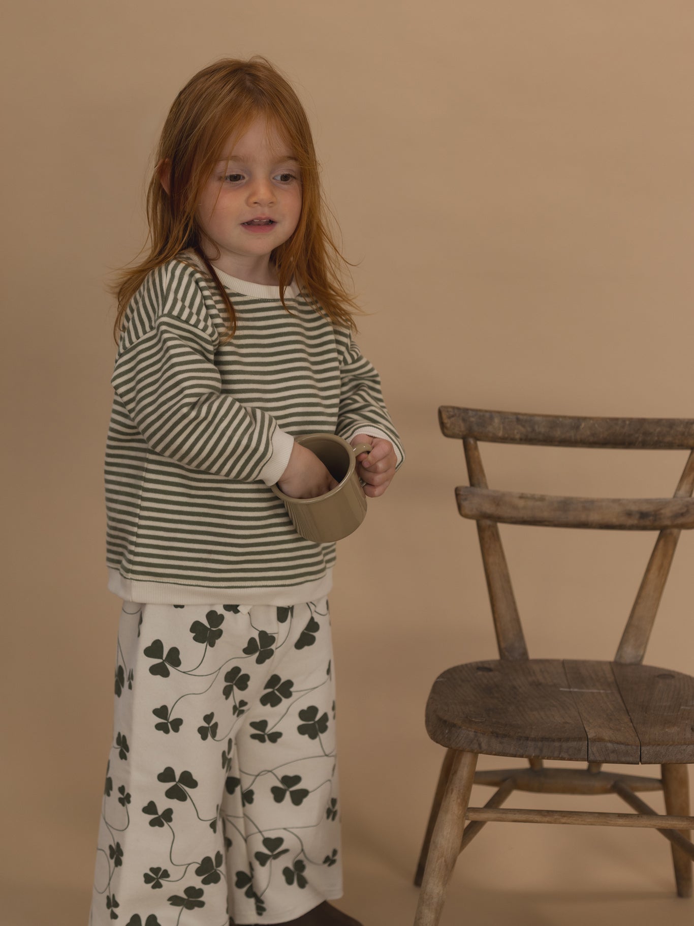 Organic Zoo Fern Stripes Sweatshirt Organic Zoo