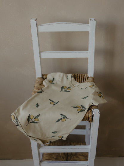 Organic Zoo Olive Garden Short Sleeve Bodysuit Organic Zoo