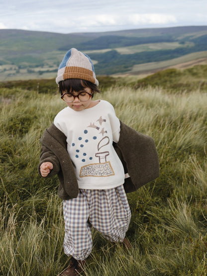 Organic Zoo Rooftop Gathering Sweatshirt Undyed Organic Zoo